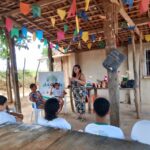 Projeto Raízes realiza Oficina Criativa de artesanato com fibra de milho