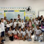 Projeto Viver Brincando realiza ação da Campanha Faça Bonito na Escola Municipal Joaquim Bezerra
